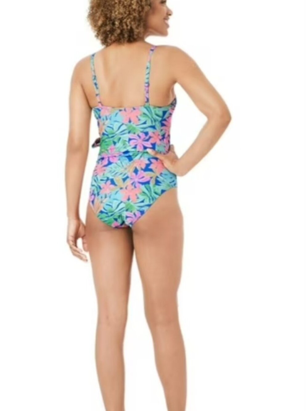 Member's Mark Women's Wrap-Style One-Piece Swimsuit Size M - Picture 2 of 5
